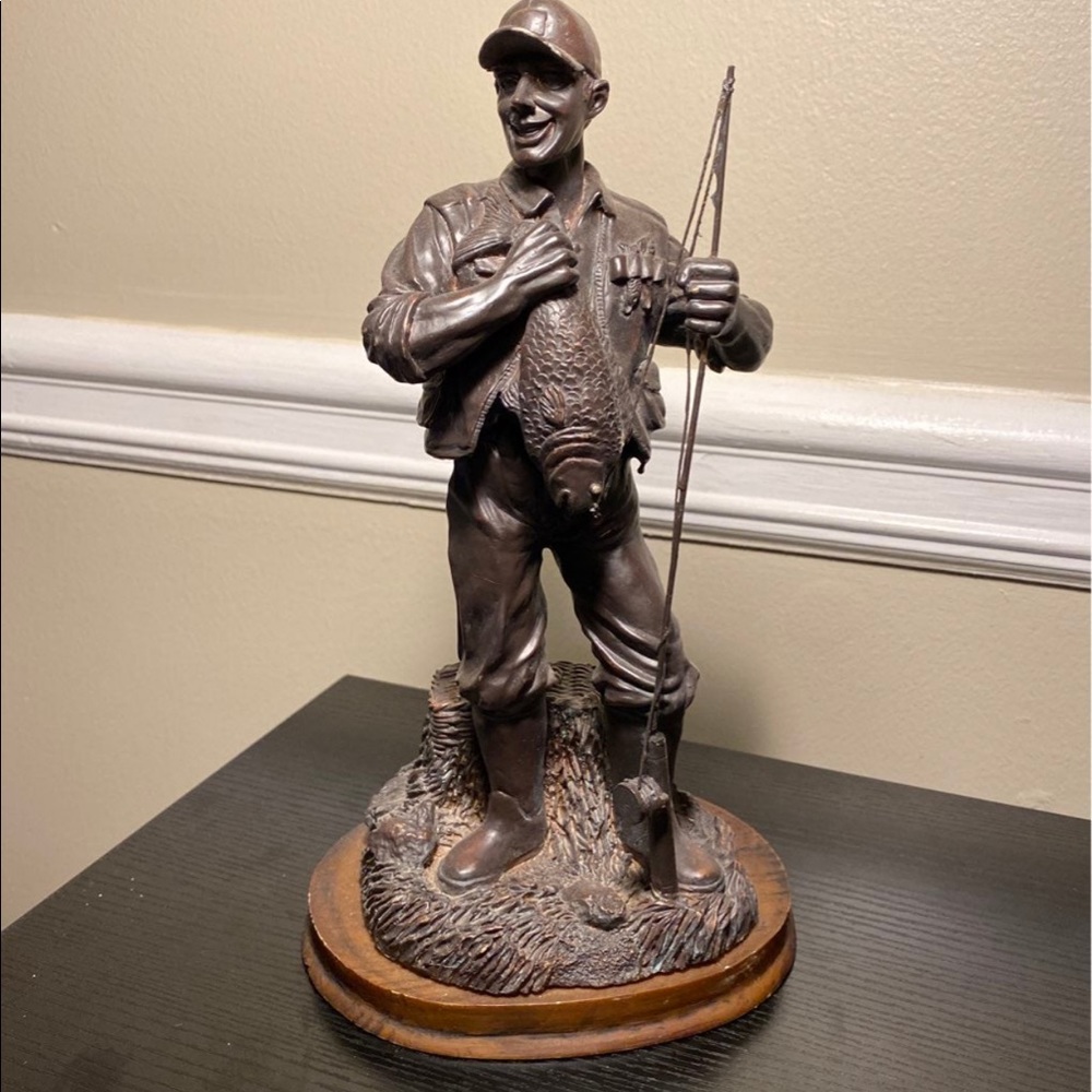 Fisherman figurine